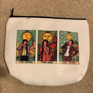 NWOT Graphic Cosmetic Bag “The Moon - The Sun - The Star”